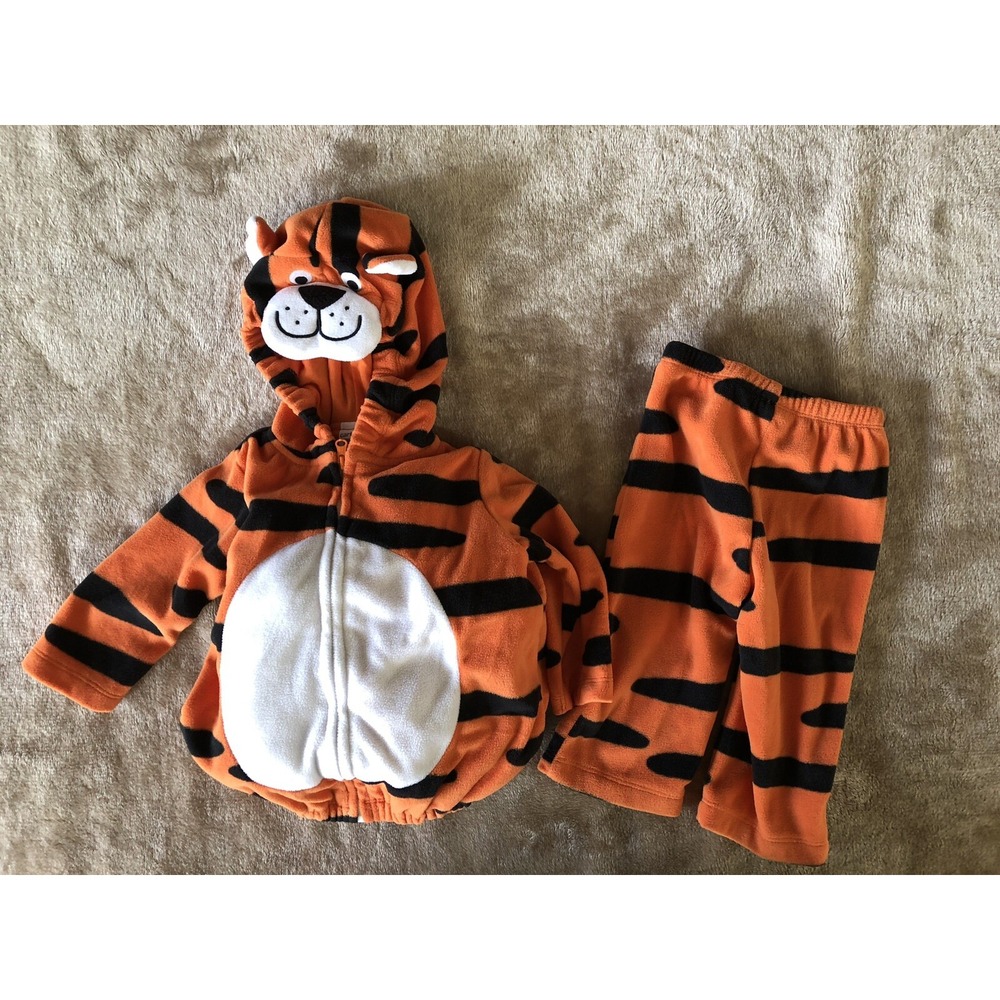 Carter's Tiger Costume 6-9 Months Orange 2 Piece‎ Dress-ups Halloween